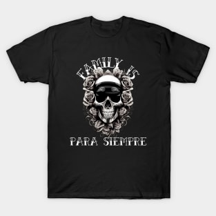 Día de Muertos Skull Chicano Style T-Shirt